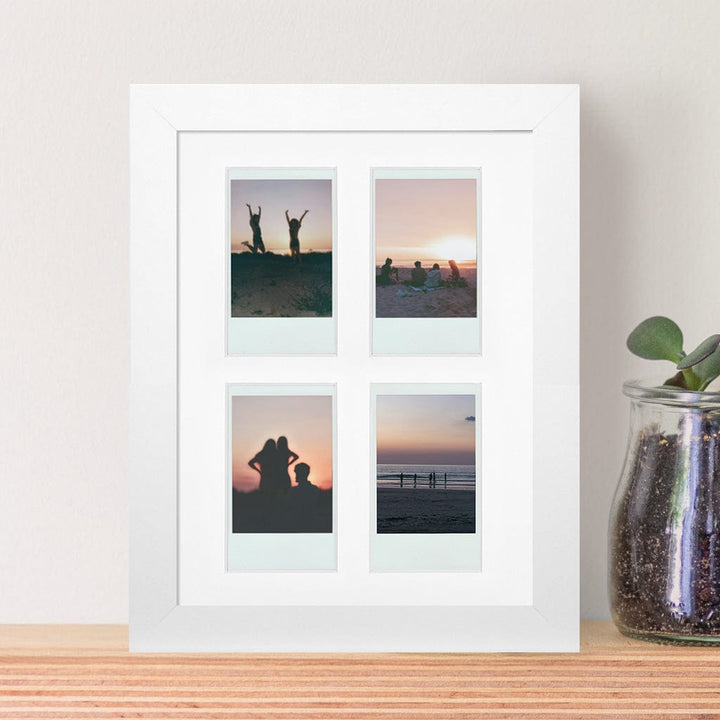 Elegant Instax Photo Frame - 4 Photo Collage Display (6x8in) from our Australian Made Picture Frames collection by Profile Products (Australia) Pty Ltd