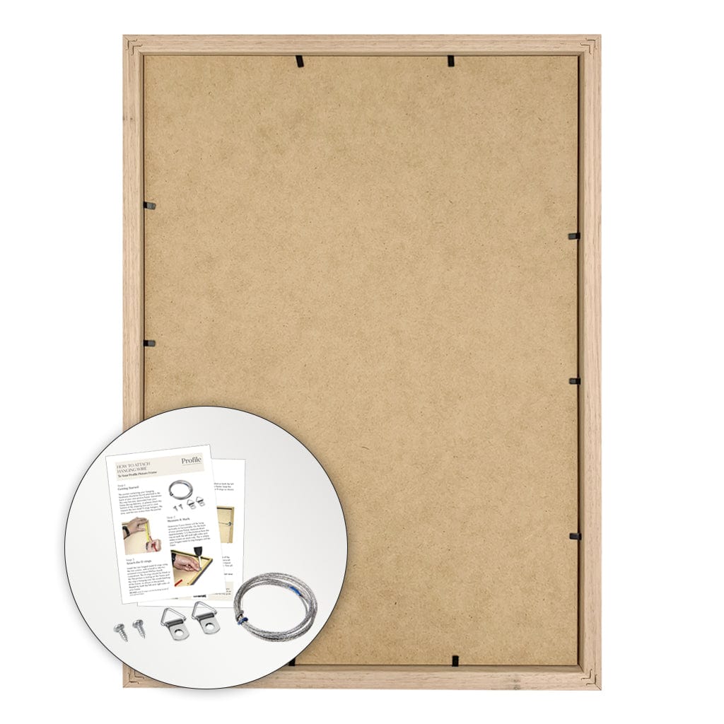 Elegant Natural Oak A3 Set of Frames (Bulk Frame Bundle 3 Pack) from our Australian Made Picture Frames collection by Profile Products (Australia) Pty Ltd