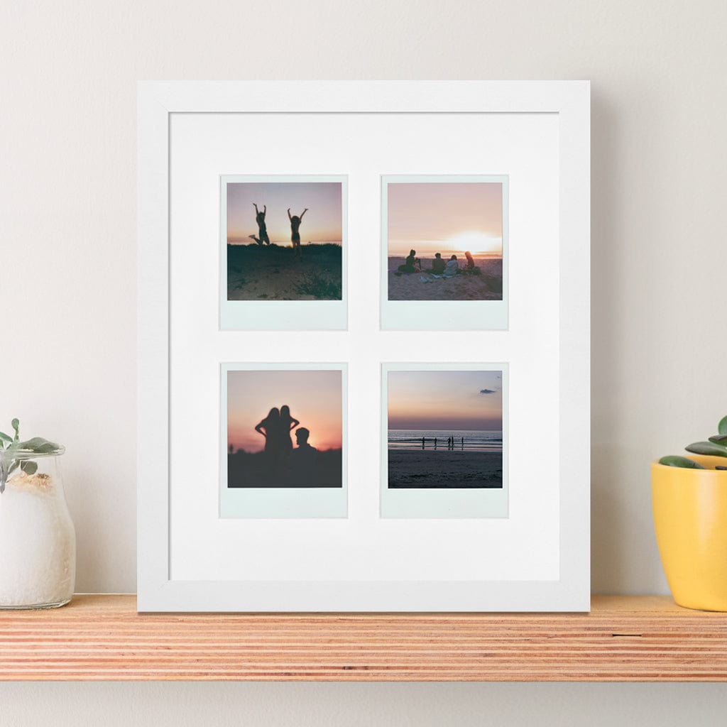 Elegant Polaroid Photo Frame - 4 Photo Collage Display from our Australian Made Picture Frames collection by Profile Products (Australia) Pty Ltd