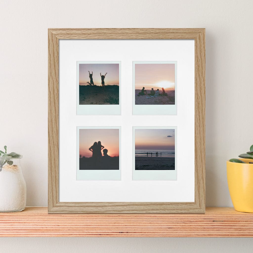 Elegant Polaroid Photo Frame - 4 Photo Collage Display from our Australian Made Picture Frames collection by Profile Products (Australia) Pty Ltd