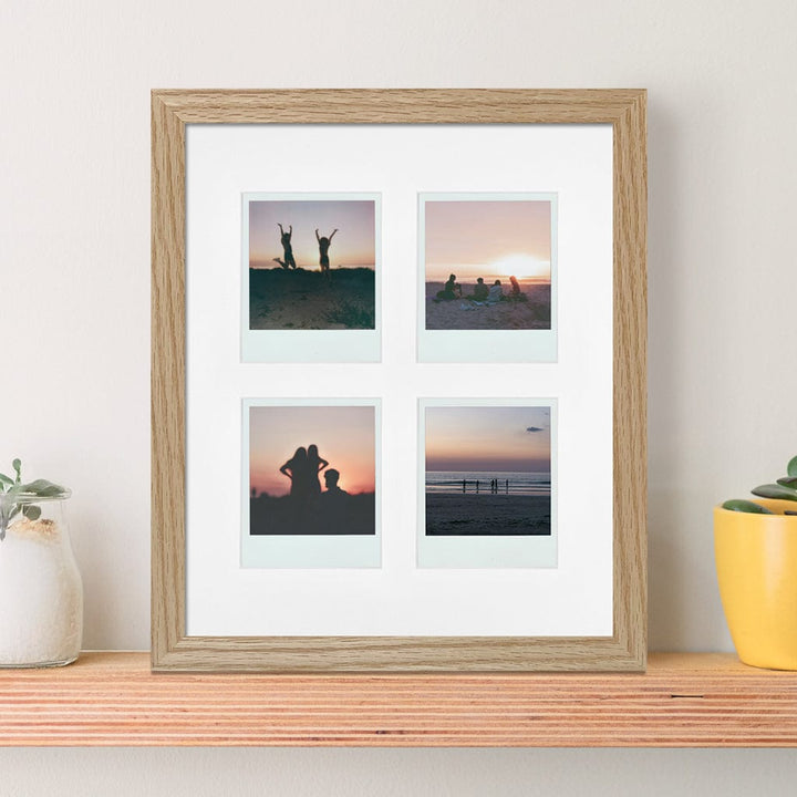 Elegant Polaroid Photo Frame - 4 Photo Collage Display from our Australian Made Picture Frames collection by Profile Products (Australia) Pty Ltd