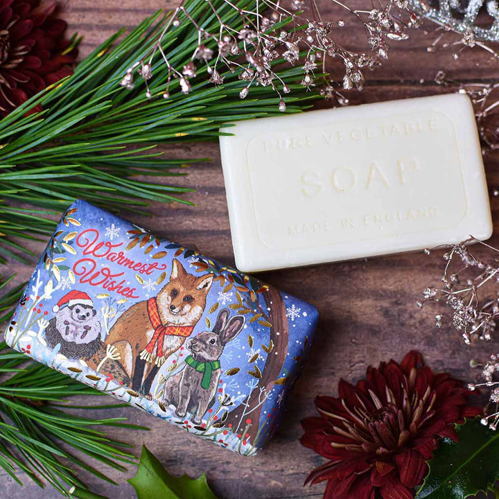 English Soap Company – Christmas Wishes Soap Bar Collection (6 x 190g) from our Luxury Bar Soap collection by The English Soap Company