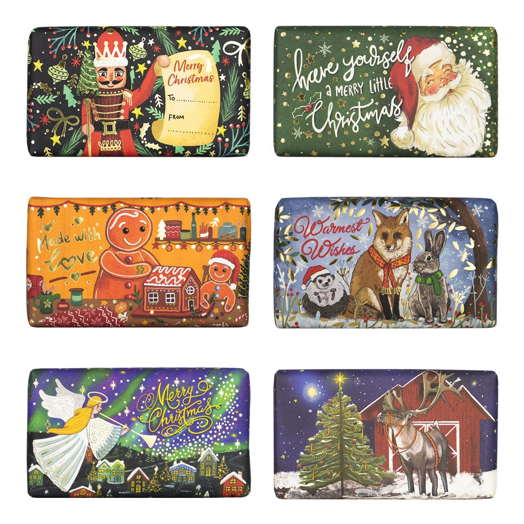 English Soap Company – Christmas Wishes Soap Bar Collection (6 x 190g) from our Luxury Bar Soap collection by The English Soap Company