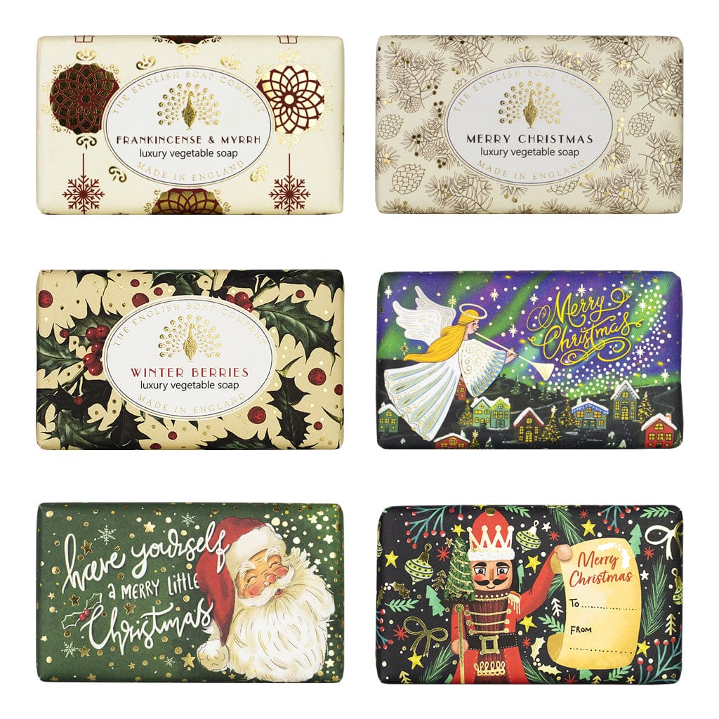 English Soap Company – Festive Favourites Christmas Soap Bar Collection (6 x 190g) from our Luxury Bar Soap collection by The English Soap Company