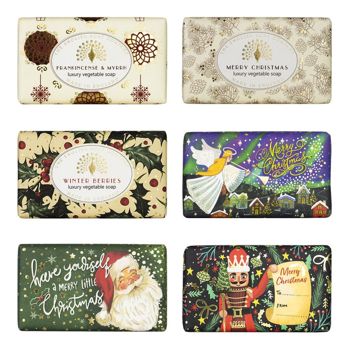 English Soap Company – Festive Favourites Christmas Soap Bar Collection (6 x 190g) from our Luxury Bar Soap collection by The English Soap Company