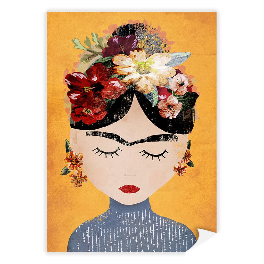 Floral Serenity Modern Wall Art Print A4 (21 x 29.7cm) / Print Only / No Border from our Australian Made Framed Wall Art, Prints & Posters collection by Profile Products (Australia) Pty Ltd