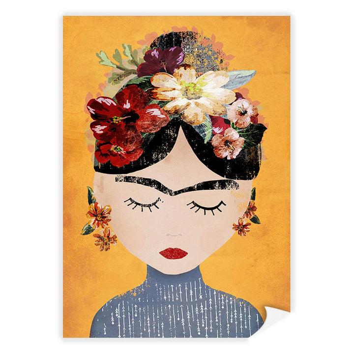 Floral Serenity Modern Wall Art Print A4 (21 x 29.7cm) / Print Only / No Border from our Australian Made Framed Wall Art, Prints & Posters collection by Profile Products (Australia) Pty Ltd