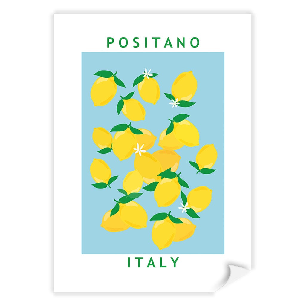 Flower Market Lemons Modern Wall Art Print by Petra Lizde A4 (21 x 29.7cm) / Print Only / No Border from our Australian Made Framed Wall Art, Prints & Posters collection by Profile Products (Australia) Pty Ltd