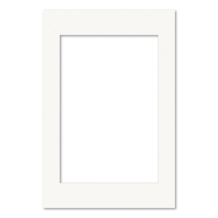 Ice White Acid-Free Mat Board 16x24in (40.6x61cm) to suit 12x18in (30x46cm) Image from our Custom Cut Mat Boards collection by Profile Products (Australia) Pty Ltd