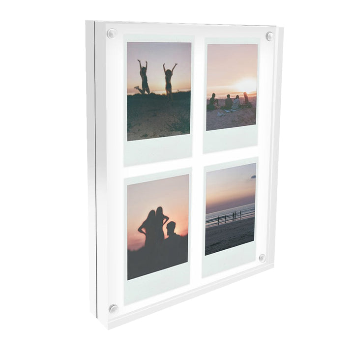 Instax Acrylic Photo Block - 4 Photo Collage Display (6x8in) from our Acrylic Display Frames collection by Profile Products (Australia) Pty Ltd