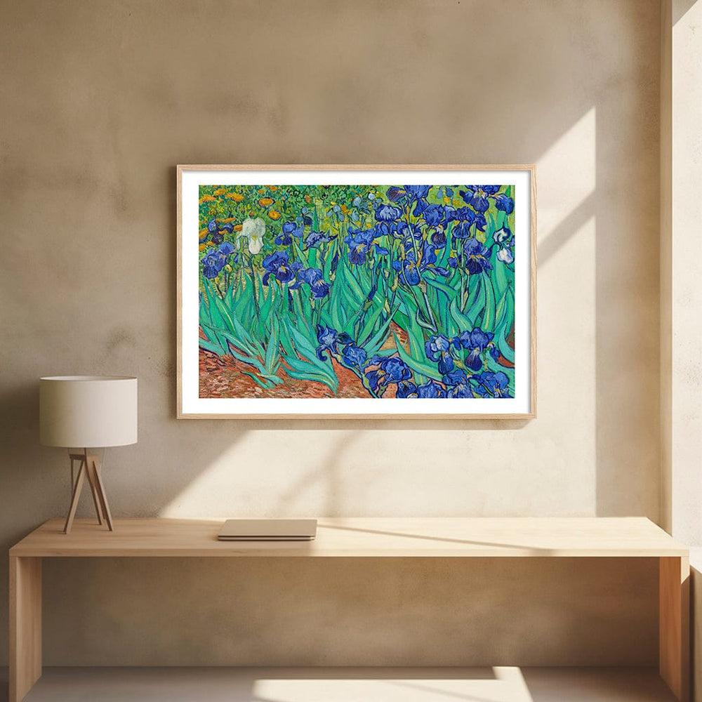 Irises - Vincent van Gogh Art Print from our Australian Made Framed Wall Art, Prints & Posters collection by Profile Products (Australia) Pty Ltd