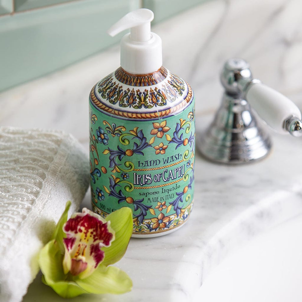 Isle of Capri Hand Wash - Iris and Ylang Ylang - 500ml from our Liquid Hand & Body Soap collection by Rudy Profumi