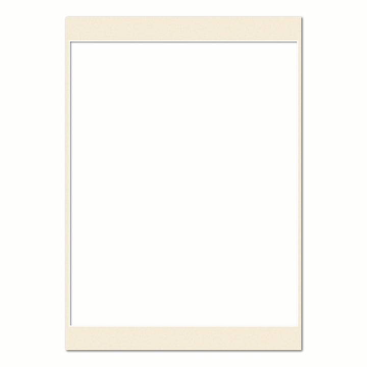 Ivory Acid-Free Mat Board A2 (42x59.4cm) to suit 16x20in (40.6x50.8cm) image from our Mat Boards collection by Profile Products (Australia) Pty Ltd