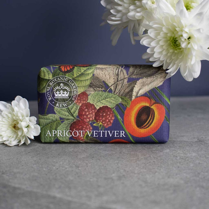Kew Gardens Apricot & Vetiver Soap Bar Bundle Pack (3 x 240g) – The English Soap Company from our Luxury Bar Soap collection by The English Soap Company
