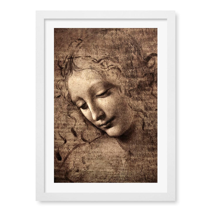 La Scapigliata Wall Art Print A3 (29.7 x 42cm) / Matte White Frame / White Border from our Australian Made Wall Art collection by Profile Australia