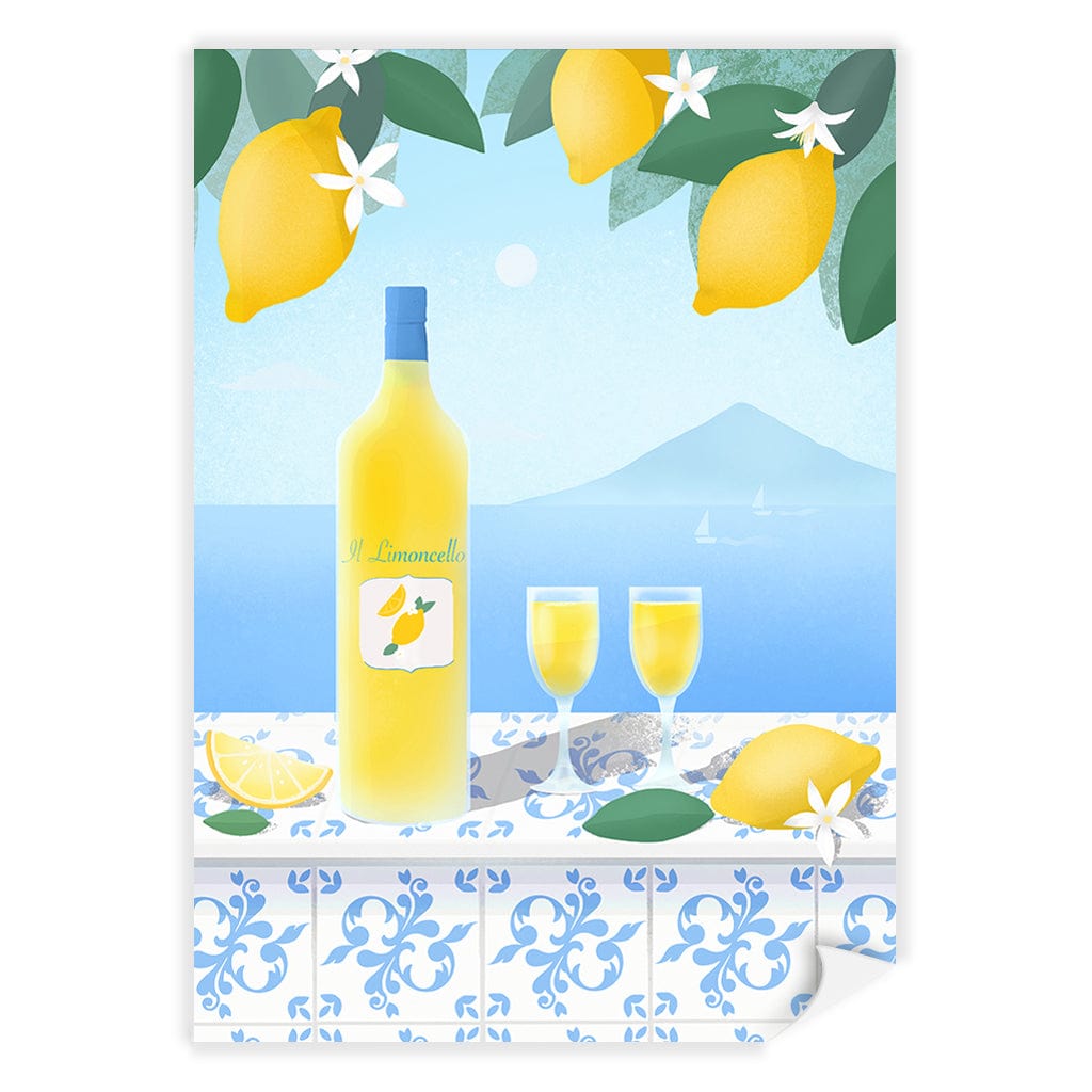 Limoncello Cocktail Wall Art Print A4 (21 x 29.7cm) / Print Only / No Border from our Australian Made Framed Wall Art, Prints & Posters collection by Profile Products (Australia) Pty Ltd
