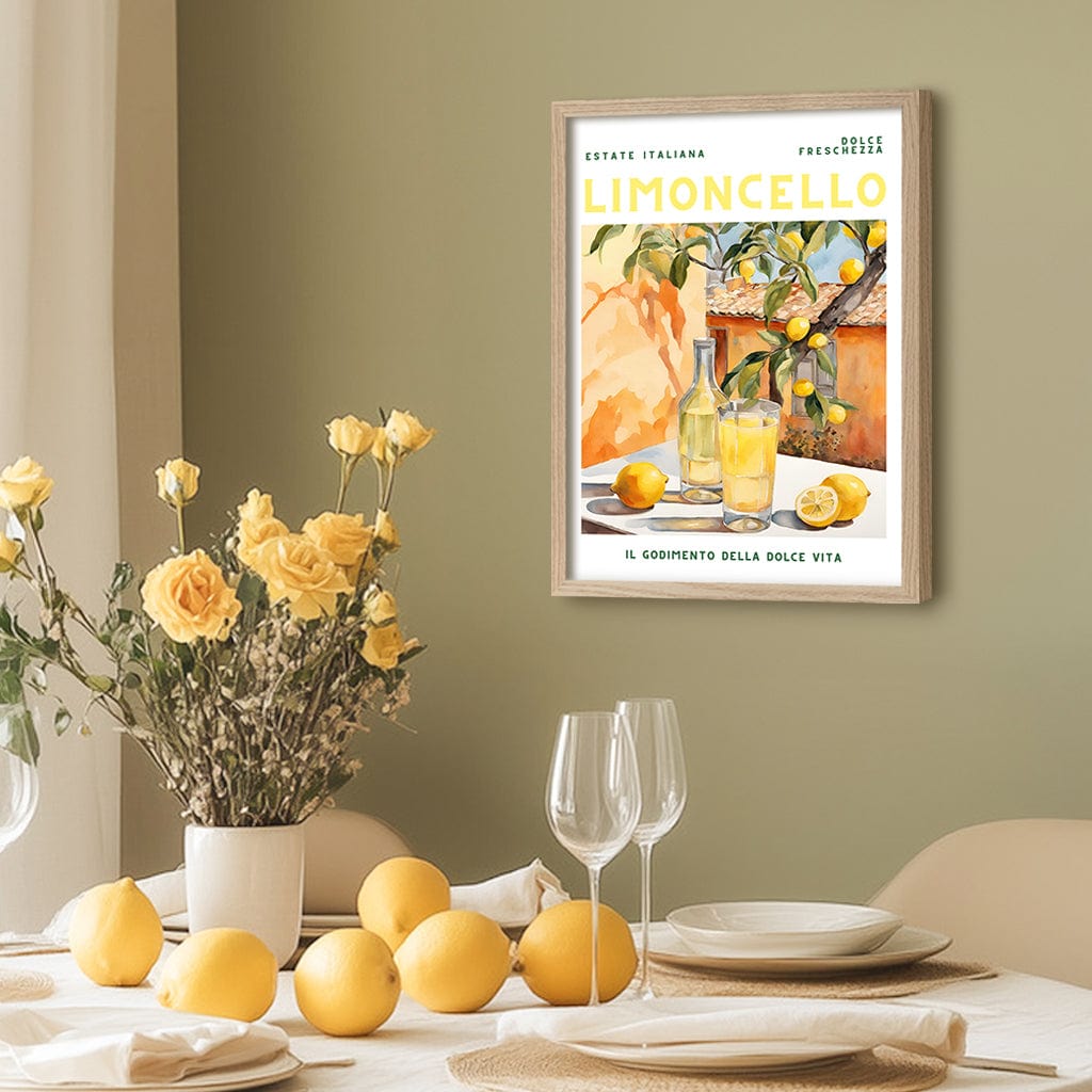 Limoncello Cocktail Wall Art Print from our Australian Made Framed Wall Art, Prints & Posters collection by Profile Products (Australia) Pty Ltd