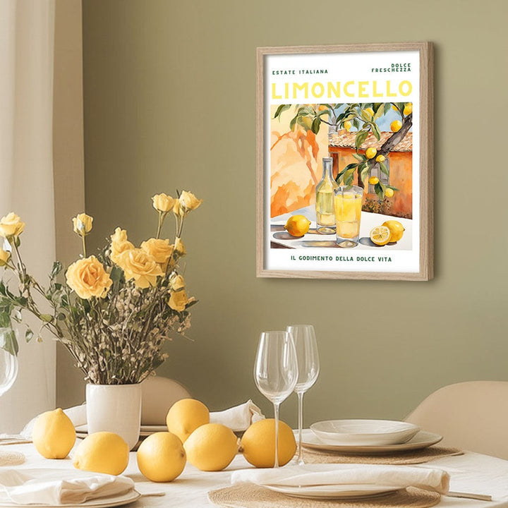 Limoncello Cocktail Wall Art Print from our Australian Made Framed Wall Art, Prints & Posters collection by Profile Products (Australia) Pty Ltd