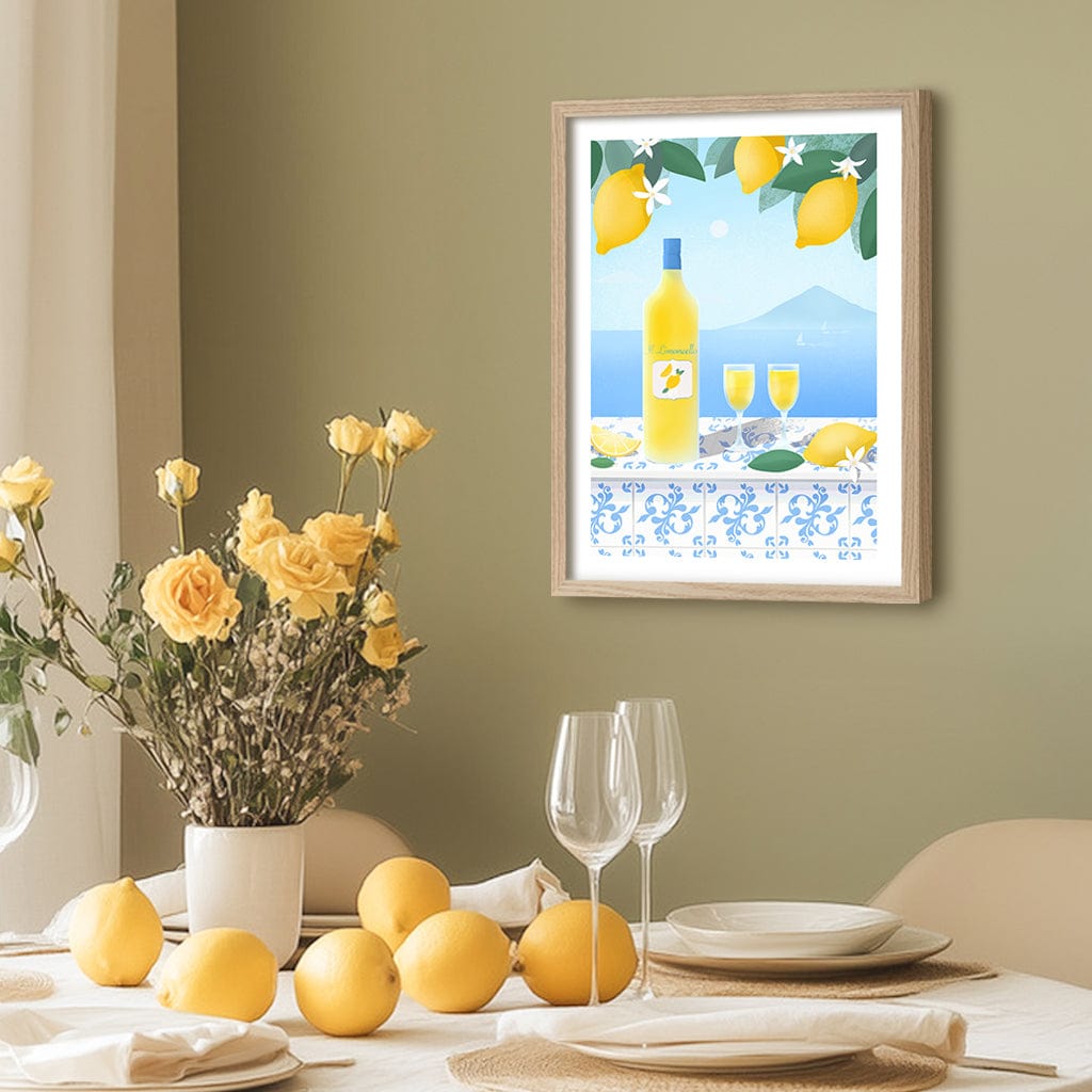 Limoncello View Modern Wall Art Print by Petra Lizde from our Australian Made Framed Wall Art, Prints & Posters collection by Profile Products (Australia) Pty Ltd