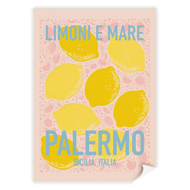 Limoni E Mare Modern Wall Art Print A4 (21 x 29.7cm) / Print Only / No Border from our Australian Made Framed Wall Art, Prints & Posters collection by Profile Products (Australia) Pty Ltd