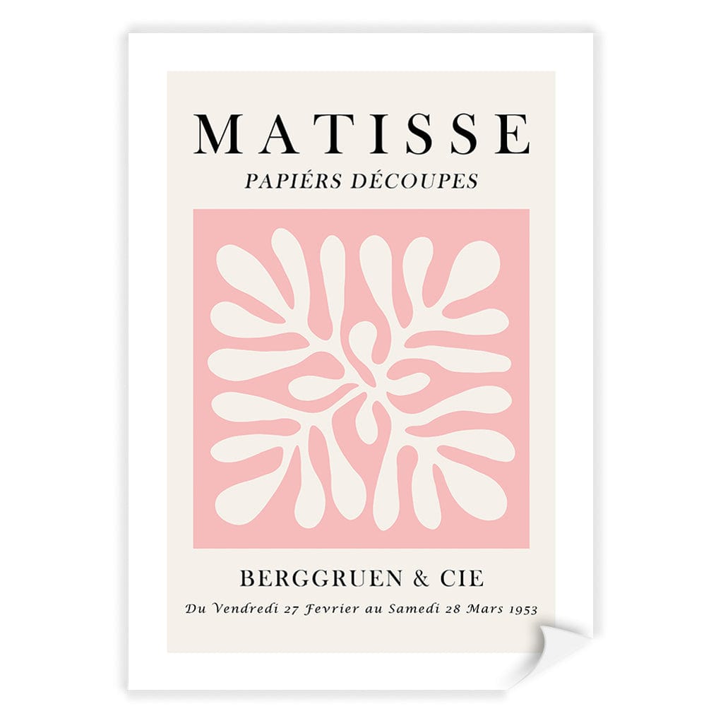 Matisse Floral 11 Modern Wall Art Print A4 (21 x 29.7cm) / Print Only / White Border from our Australian Made Framed Wall Art, Prints & Posters collection by Profile Products (Australia) Pty Ltd