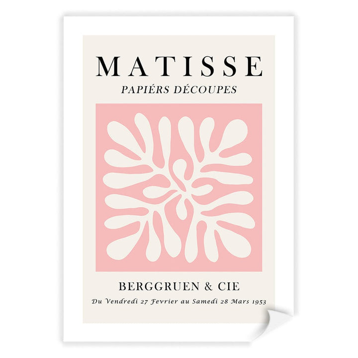 Matisse Floral 11 Modern Wall Art Print A4 (21 x 29.7cm) / Print Only / White Border from our Australian Made Framed Wall Art, Prints & Posters collection by Profile Products (Australia) Pty Ltd