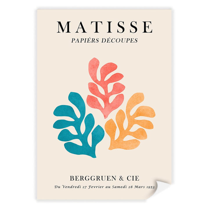 Matisse Floral 3 Modern Wall Art Print A4 (21 x 29.7cm) / Print Only / No Border from our Australian Made Framed Wall Art, Prints & Posters collection by Profile Products (Australia) Pty Ltd