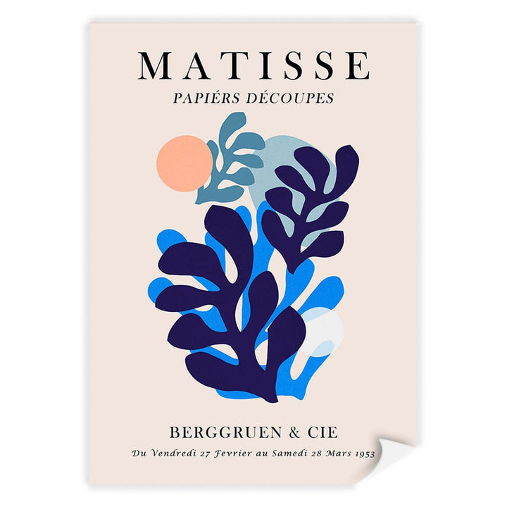 Matisse Floral 5 Modern Wall Art Print A4 (21 x 29.7cm) / Print Only / No Border from our Australian Made Framed Wall Art, Prints & Posters collection by Profile Products (Australia) Pty Ltd