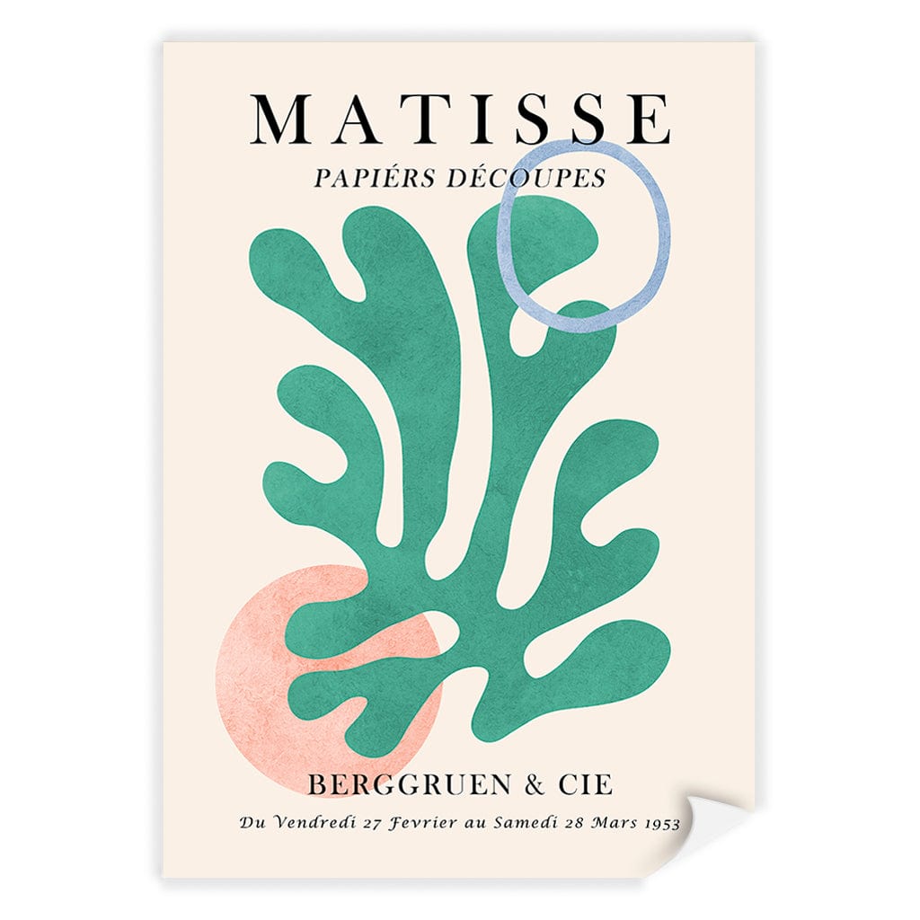 Matisse Floral 6 Modern Wall Art Print A4 (21 x 29.7cm) / Print Only / No Border from our Australian Made Framed Wall Art, Prints & Posters collection by Profile Products (Australia) Pty Ltd