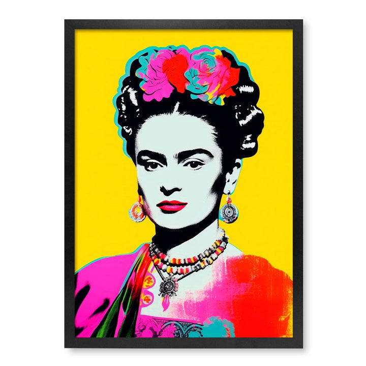 Oh Frids No 2 Modern Wall Art Print A4 (21 x 29.7cm) / Matte Black Frame / No Border from our Australian Made Framed Wall Art, Prints & Posters collection by Profile Products (Australia) Pty Ltd