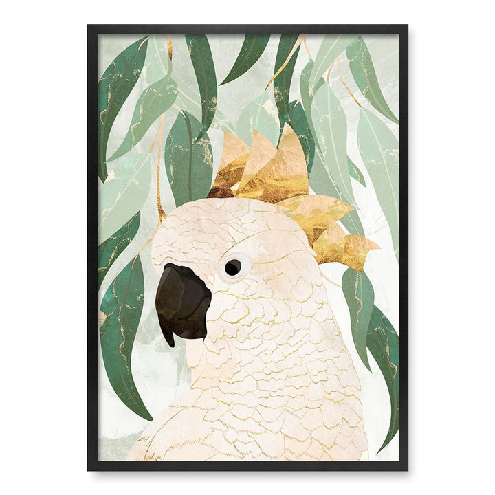 Opera House Cockatoo Wall Art Print A1 (59.4 x 84.1cm) / Matte Black Frame / No Border from our Australian Made Framed Wall Art, Prints & Posters collection by Profile Products (Australia) Pty Ltd