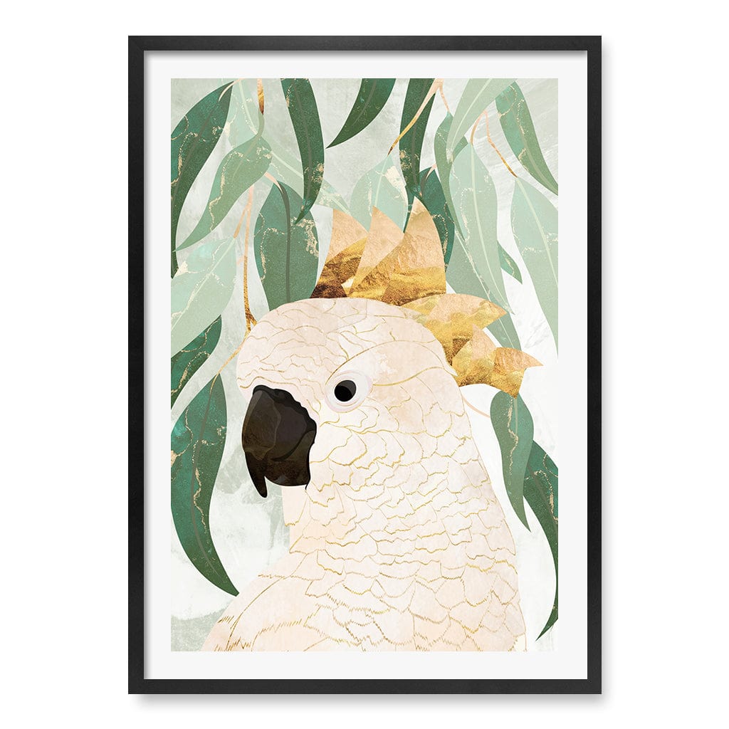 Opera House Cockatoo Wall Art Print A1 (59.4 x 84.1cm) / Matte Black Frame / White Border from our Australian Made Framed Wall Art, Prints & Posters collection by Profile Products (Australia) Pty Ltd