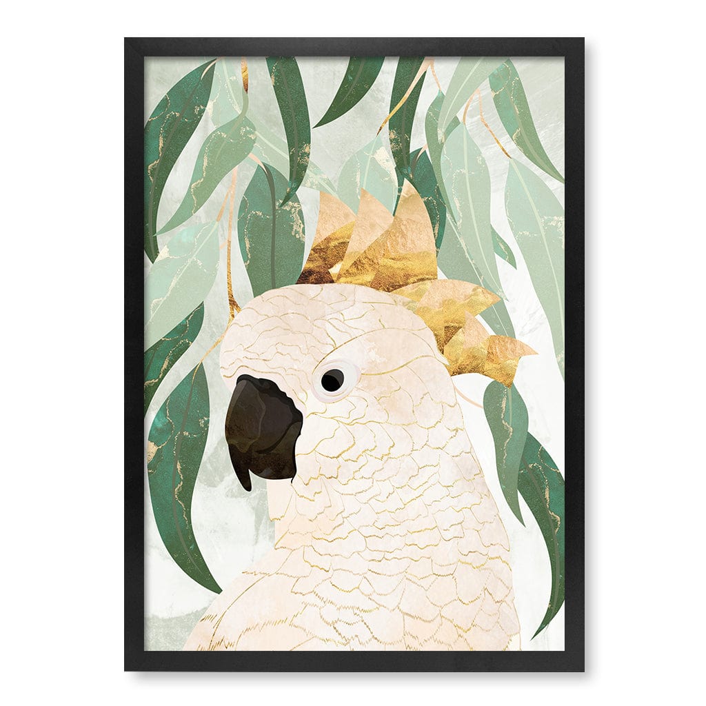 Opera House Cockatoo Wall Art Print A2 (42 x 59.4cm) / Matte Black Frame / No Border from our Australian Made Framed Wall Art, Prints & Posters collection by Profile Products (Australia) Pty Ltd