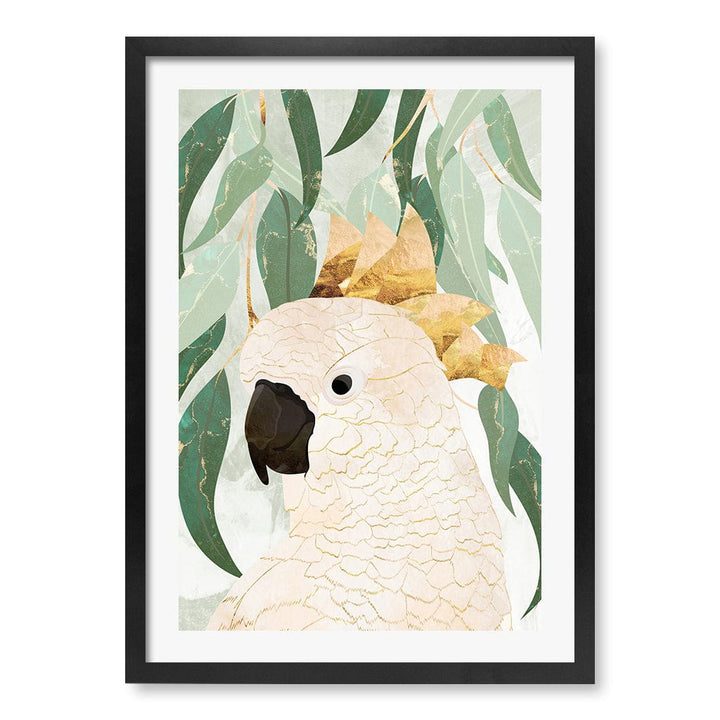 Opera House Cockatoo Wall Art Print A2 (42 x 59.4cm) / Matte Black Frame / White Border from our Australian Made Framed Wall Art, Prints & Posters collection by Profile Products (Australia) Pty Ltd