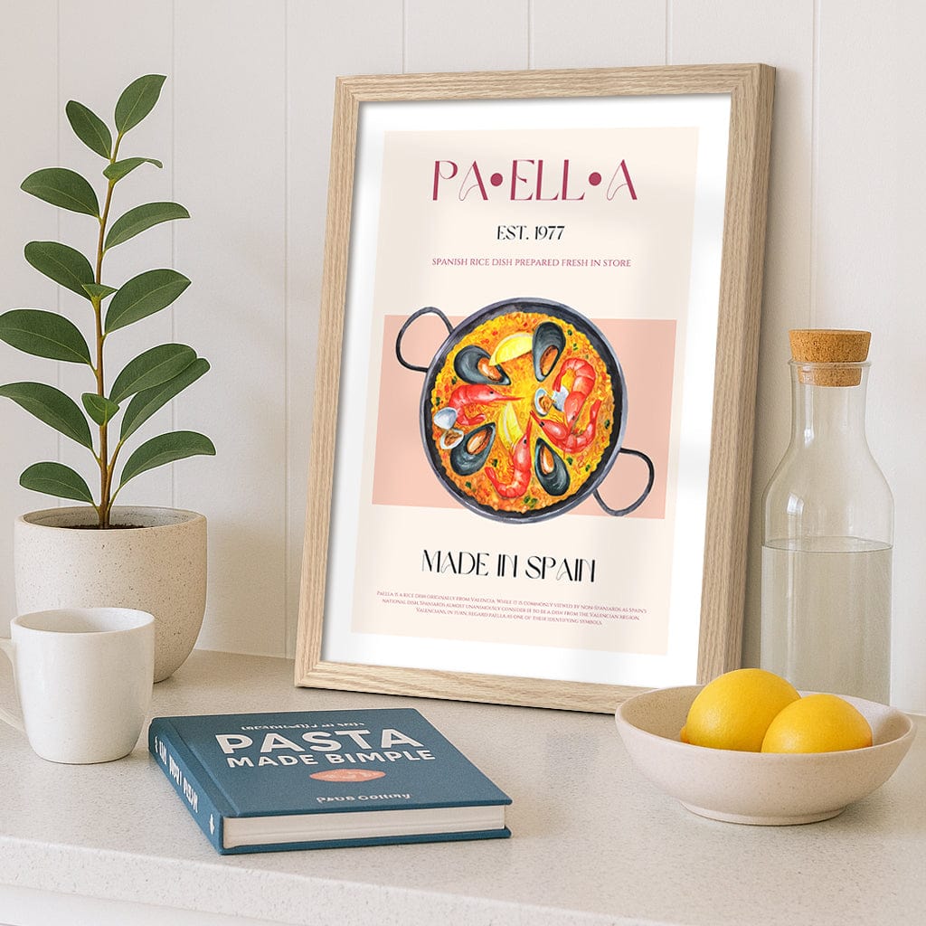 Paella Delight Modern Wall Art Print from our Australian Made Framed Wall Art, Prints & Posters collection by Profile Products (Australia) Pty Ltd