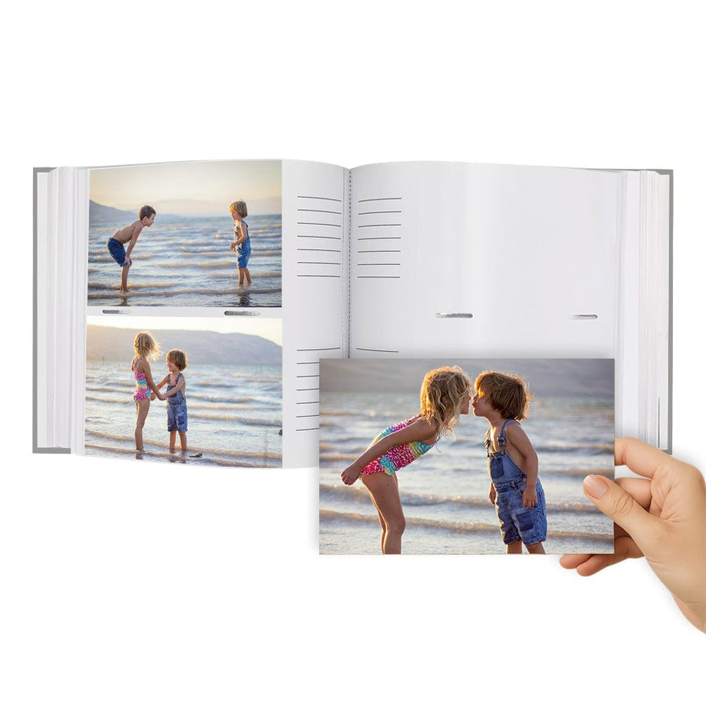 Plush Linen Grey Slip-in Photo Album 200 Photos from our Photo Albums collection by Profile Products (Australia) Pty Ltd
