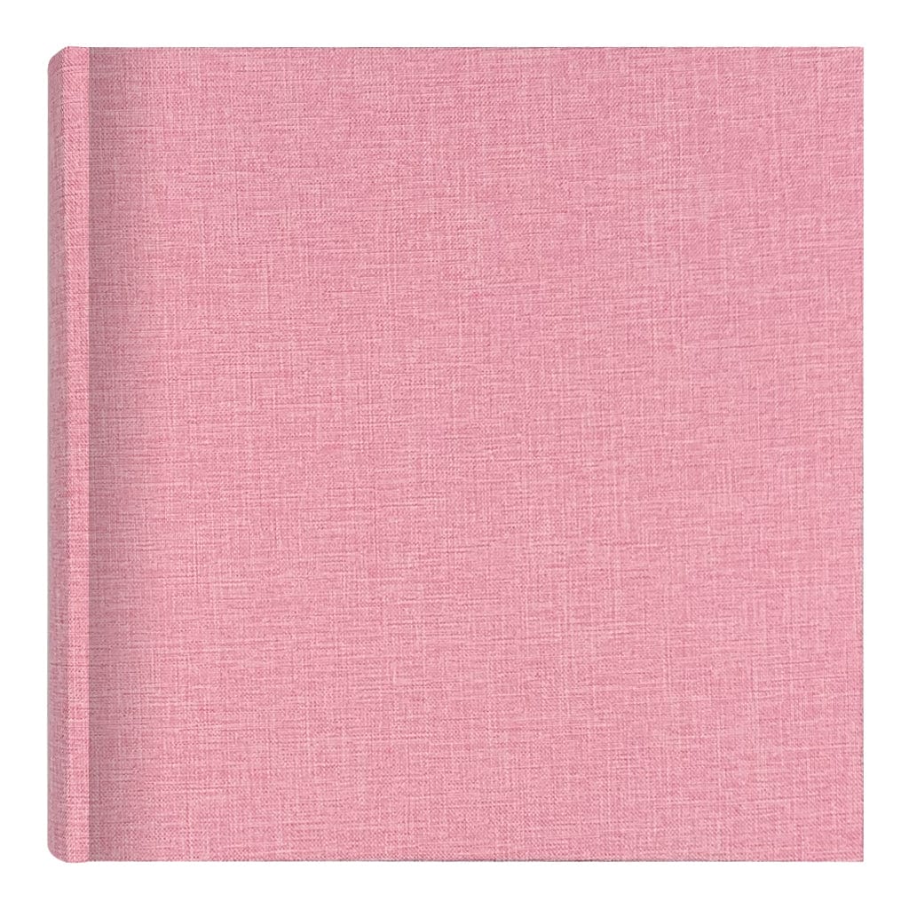 Plush Linen Pink Slip-in Photo Album 200 Photos from our Photo Albums collection by Profile Products Australia
