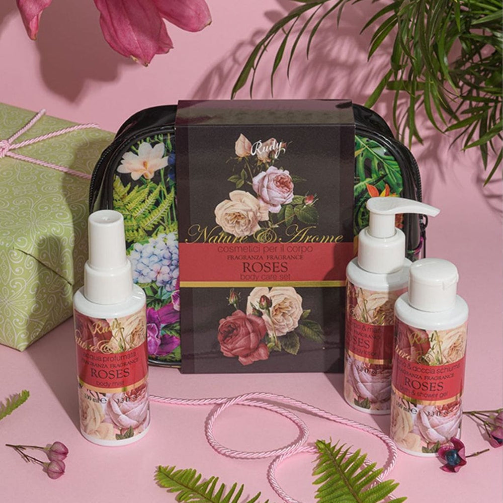 Rose Mini Gift Set – Nature & Arome from our Body & Bath collection by Rudy Profumi
