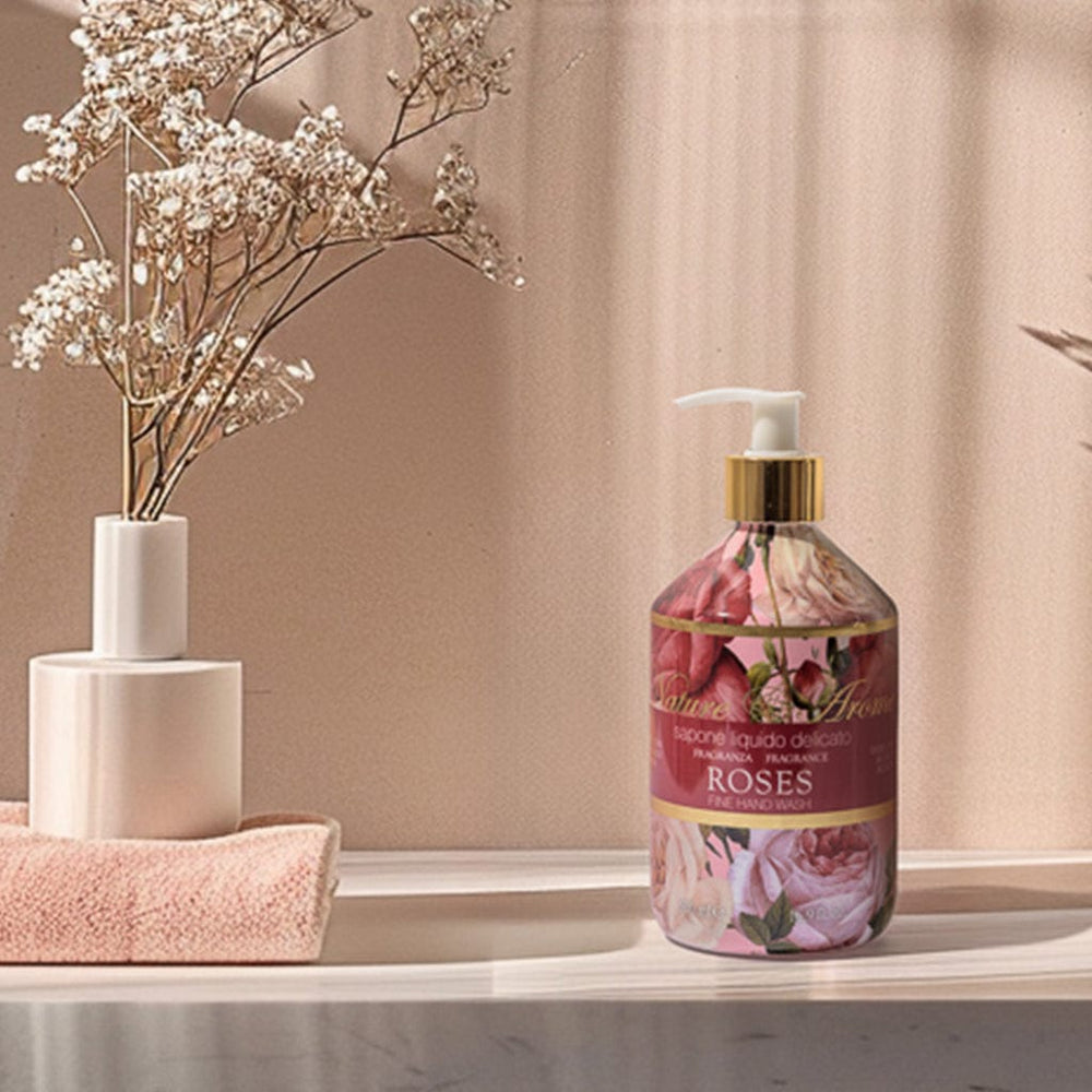 Rudy Nature and Arome Rose Liquid Soap (500ml) from our Liquid Hand & Body Soap collection by Rudy Profumi