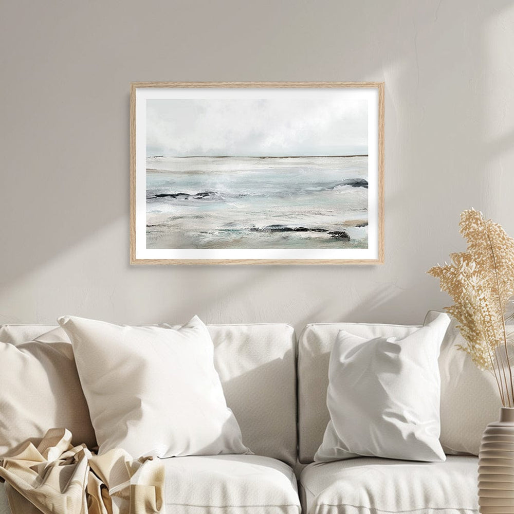 Sandy Bay Abstract Wall Art Print by Dan Hobday from our Australian Made Framed Wall Art, Prints & Posters collection by Profile Products (Australia) Pty Ltd