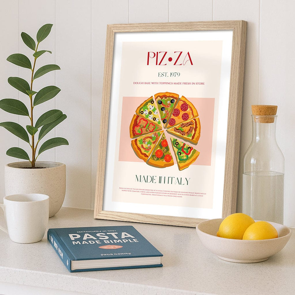 Slices Of Italy Modern Wall Art Print from our Australian Made Framed Wall Art, Prints & Posters collection by Profile Products (Australia) Pty Ltd