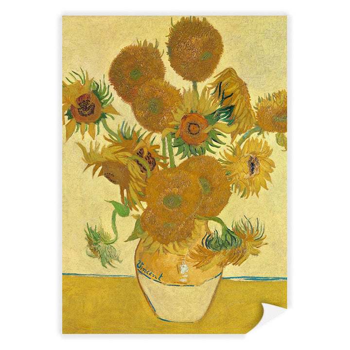 Sunflowers - Vincent van Gogh Art Print A4 (21 x 29.7cm) / Print Only / No Border from our Australian Made Framed Wall Art, Prints & Posters collection by Profile Products (Australia) Pty Ltd