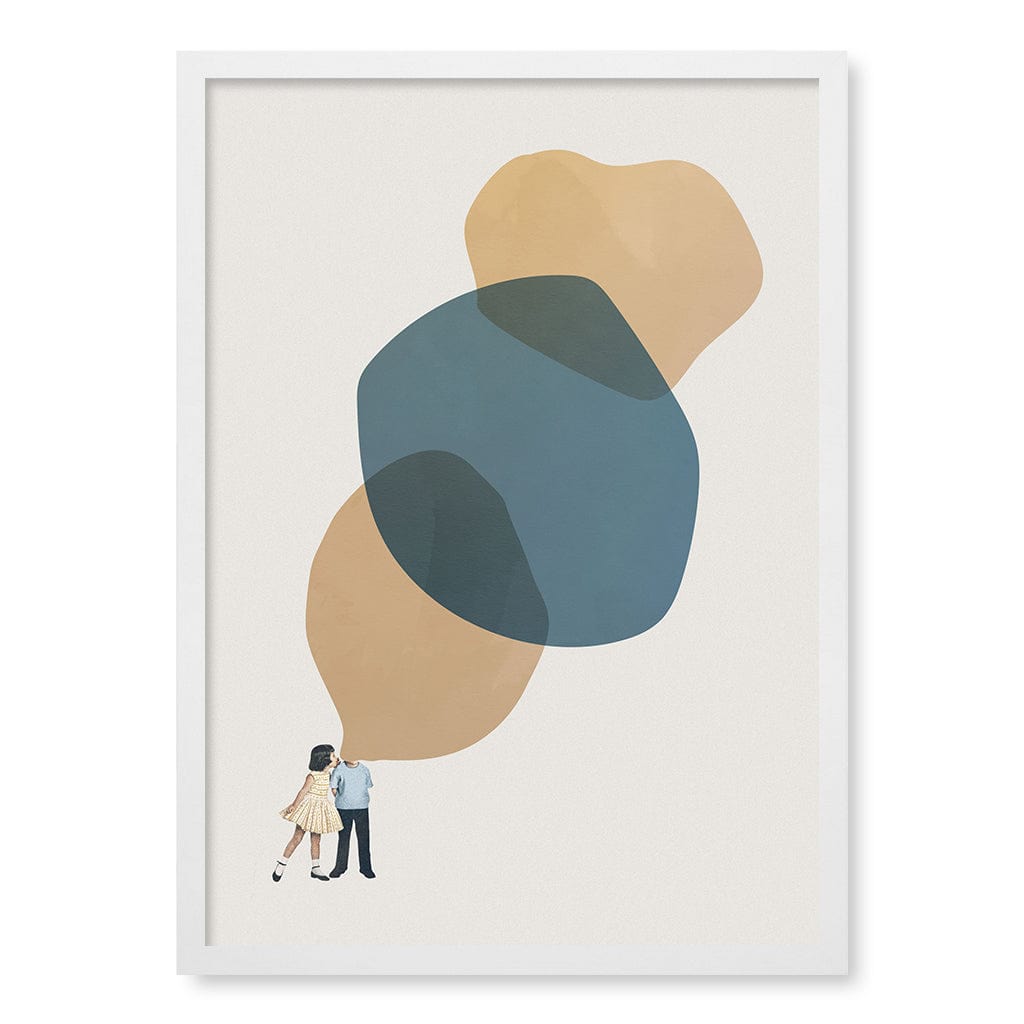 Tell Me Stories Wall Art Print A2 (42 x 59.4cm) / Matte White Frame / No Border from our Australian Made Framed Wall Art, Prints & Posters collection by Profile Products (Australia) Pty Ltd