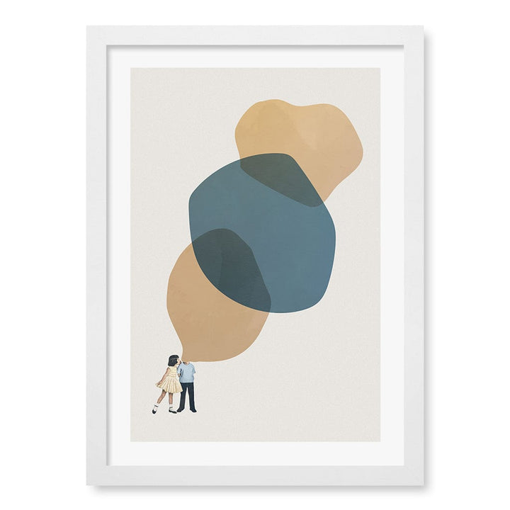 Tell Me Stories Wall Art Print A3 (29.7 x 42cm) / Matte White Frame / White Border from our Australian Made Framed Wall Art, Prints & Posters collection by Profile Products (Australia) Pty Ltd