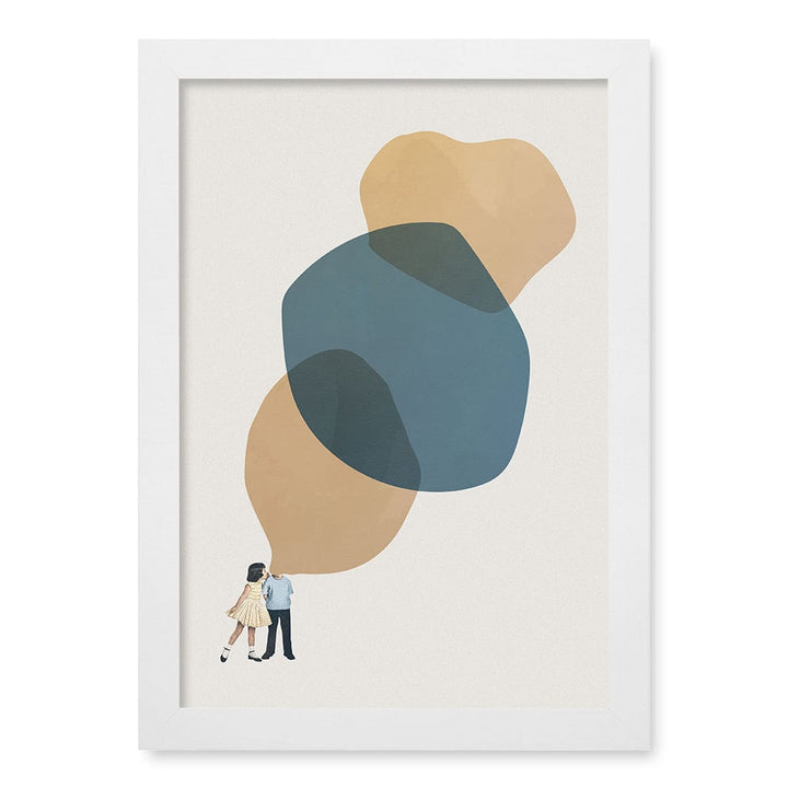 Tell Me Stories Wall Art Print A4 (21 x 29.7cm) / Matte White Frame / No Border from our Australian Made Framed Wall Art, Prints & Posters collection by Profile Products (Australia) Pty Ltd