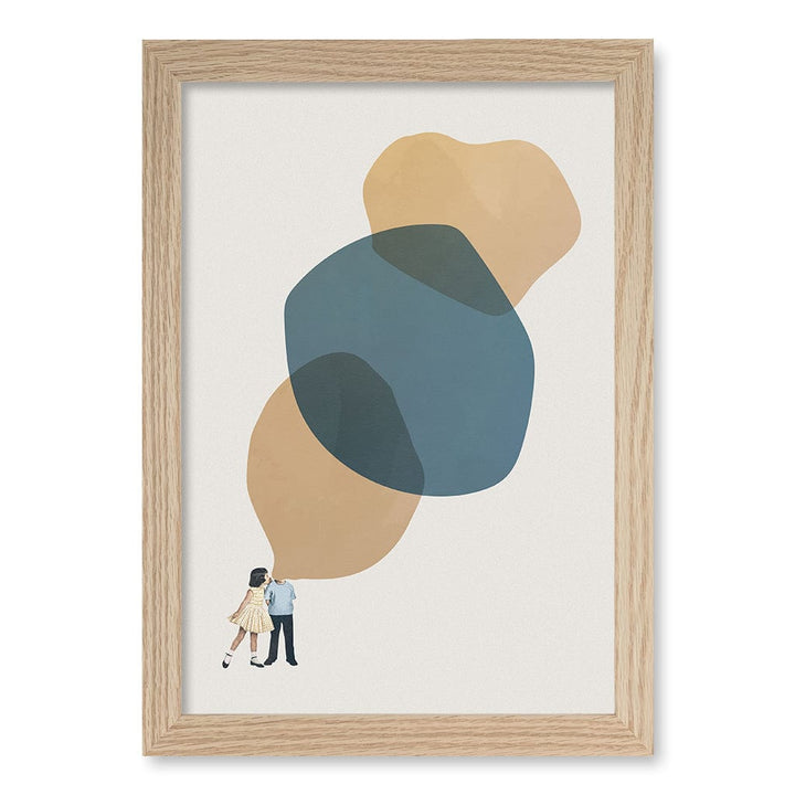 Tell Me Stories Wall Art Print A4 (21 x 29.7cm) / Natural Oak Frame / No Border from our Australian Made Framed Wall Art, Prints & Posters collection by Profile Products (Australia) Pty Ltd