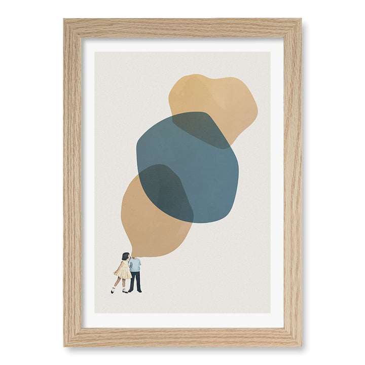 Tell Me Stories Wall Art Print A4 (21 x 29.7cm) / Natural Oak Frame / White Border from our Australian Made Framed Wall Art, Prints & Posters collection by Profile Products (Australia) Pty Ltd