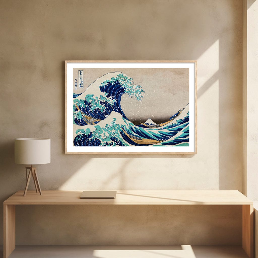 The Great Wave off Kanagawa - Hokusai Art Print from our Australian Made Framed Wall Art, Prints & Posters collection by Profile Products (Australia) Pty Ltd