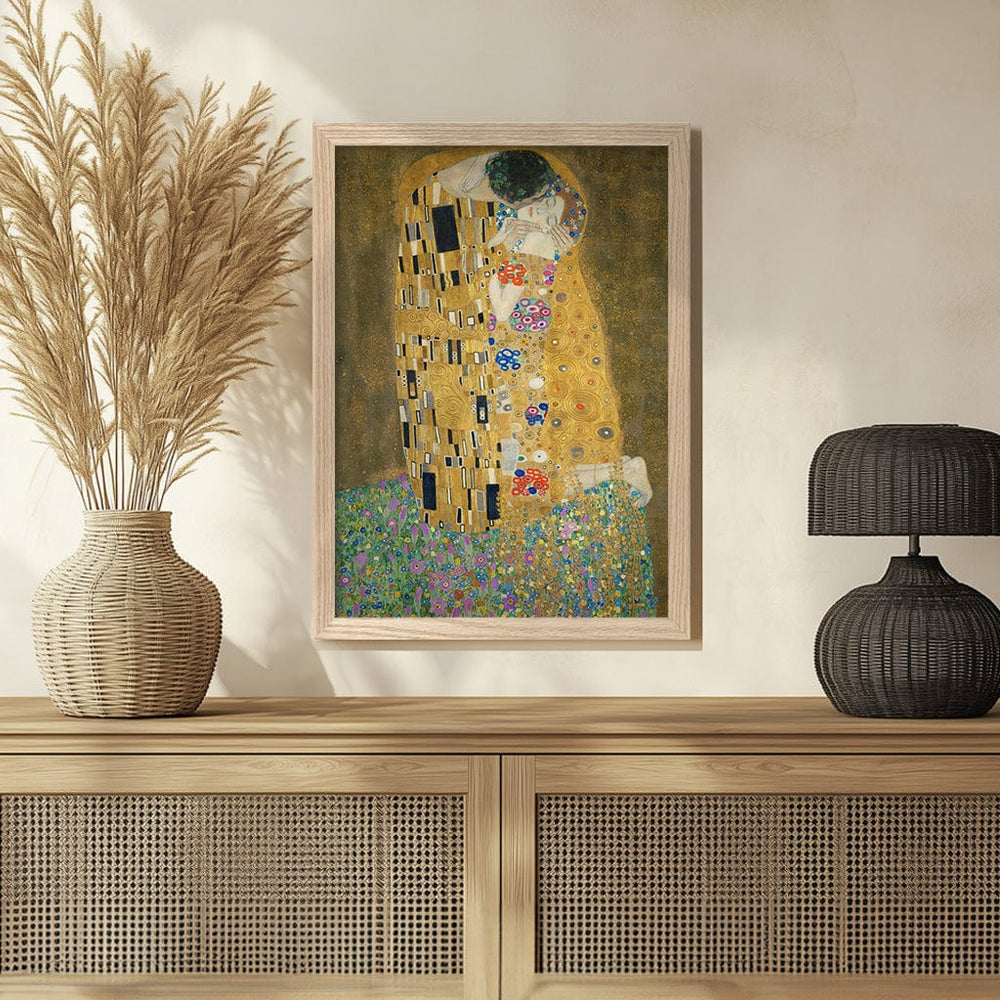 The Kiss - Gustav Klimt Art Print from our Australian Made Framed Wall Art, Prints & Posters collection by Profile Products (Australia) Pty Ltd