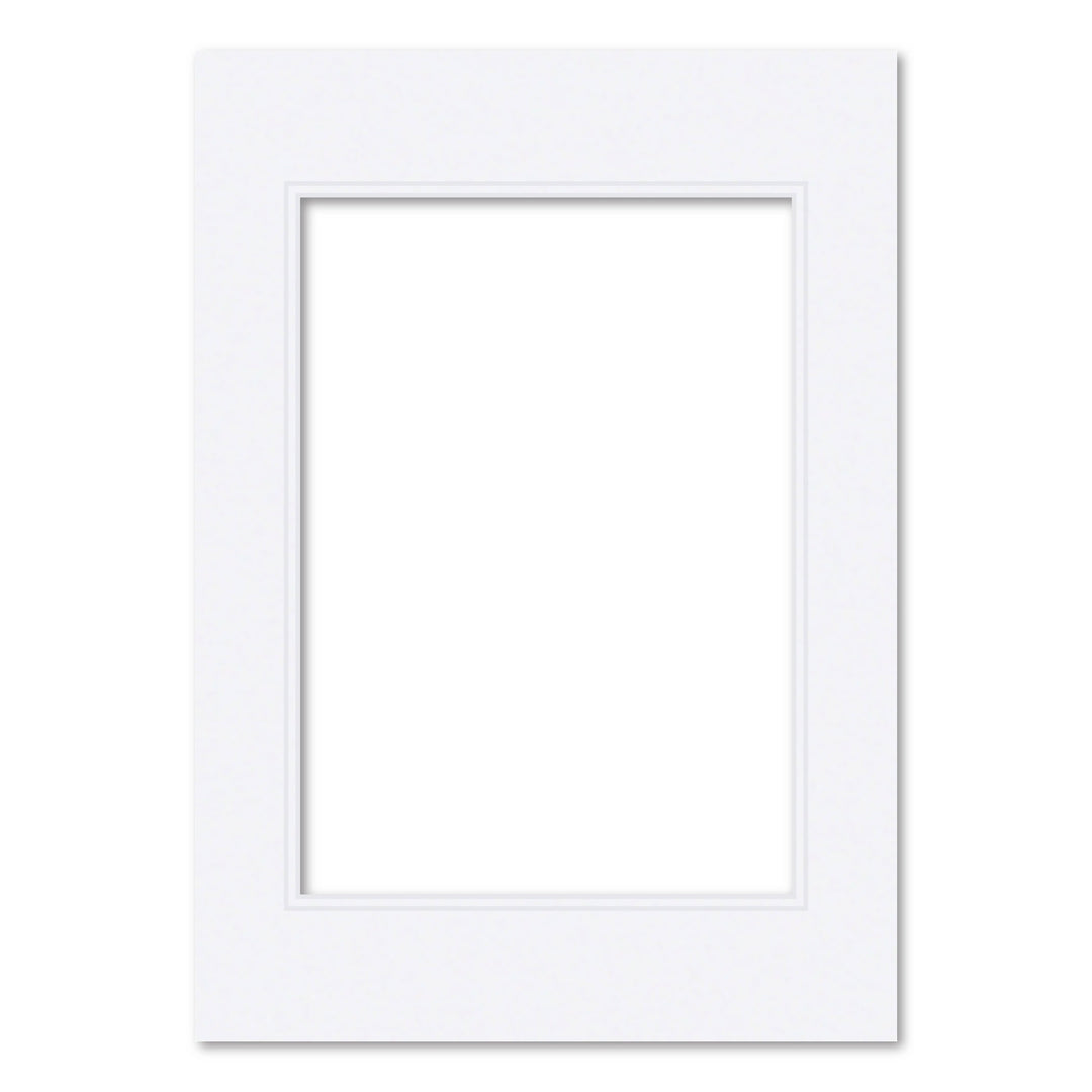 Ultimate White Double Acid-Free Mat Board A3 (29.7x42cm) to suit A4 (21x30cm) image from our Custom Cut Mat Boards collection by Profile Products (Australia) Pty Ltd
